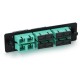 Панель для FO-19BX с 12 LC адаптерами Hyperline FO-FPM-W120H32-12LC-AQ