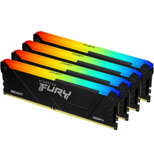 Оперативная память 32Gb DDR4 2666MHz Kingston Fury Beast Black RGB KF426C16BB2AK4/32