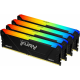 Оперативная память 32Gb DDR4 2666MHz Kingston Fury Beast Black RGB KF426C16BB2AK4/32