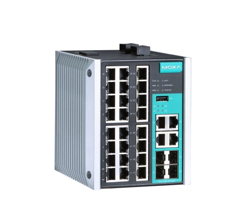 Коммутатор Moxa EDS-528E-4GTXSFP-HV-T