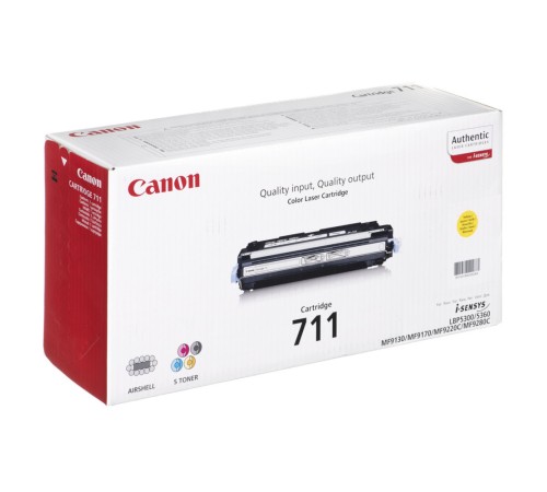 Картридж Canon 711 Yellow 1657B002