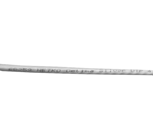 Кабель UTP4 cat.5e одножильный 305м CCA серый Netko Optima Silver N.UTP-68259.25.0B (68259)
