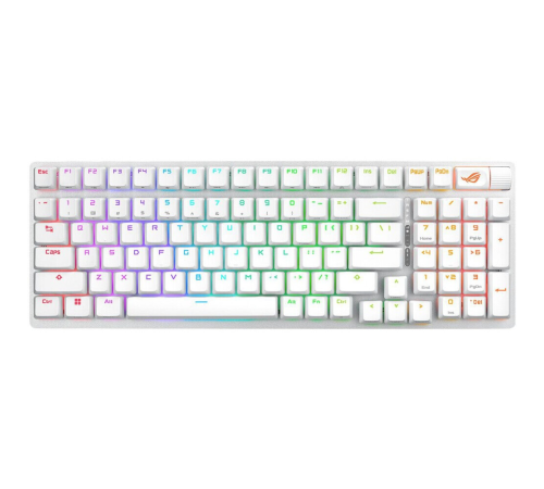 Клавиатура Asus X901 Strix Scope II 96 NXSW White 90MP037A-BKRA30