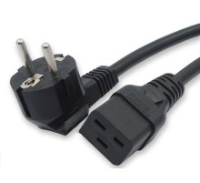 Кабель питания Hyperline PWC-IEC19-SHM-3.0-BK