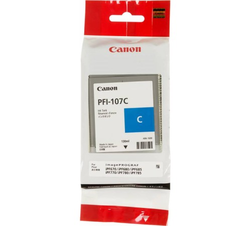 Картридж Canon PFI-107 Cyan 6706B001