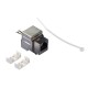 Модуль Keystone экранированный RJ45 cat.5e 90° 110/Krone тип под инструмент KE металлик Netko Expert CKC KJ8B-CE-FS (54135)
