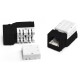 Вставка Keystone Jack RJ-45 (8P8C) Hyperline KJNE-8P8C-C5e-90-BK