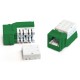 Вставка Keystone Jack RJ-45 (8P8C) Hyperline KJNE-8P8C-C6A-90-YL