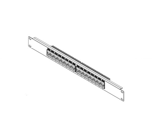 Патч-панель Hyperline PP3-19-16-8P8C-C5E-110D
