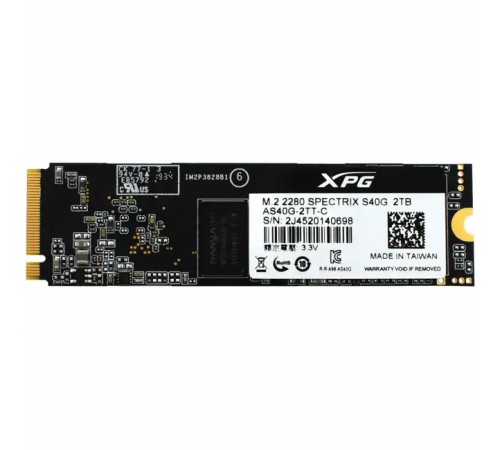 Твердотельный накопитель SSD Adata XPG SPECTRIX S40G AS40G-2TT-C