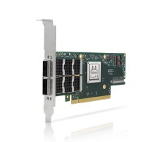 Сетевой адаптер Mellanox MCX653106A-ECAT-SP ConnectX®-6 VPI adapter card, 100Gb/s (HDR100, EDR IB and 100GbE), dual-port QSFP56, PCIe3.0/4.0 x16, tall bracket, single pack (488487) (id 29021)