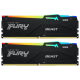 Оперативная память 16Gb DDR5 5200MHz Kingston Fury Beast RGB KF552C40BBAK2-16