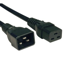 Кабель питания Hyperline PWC-IEC19-IEC20-1.0-BK