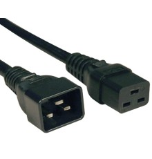 Кабель питания Hyperline PWC-IEC19-IEC20-1.0-BK