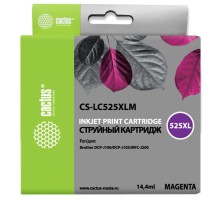 Картридж струйный Cactus CS-LC525XLM