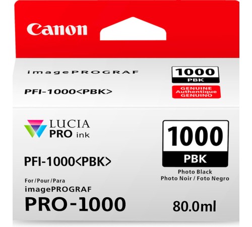 Картридж Canon PFI-1000 Photo Black 0546C001