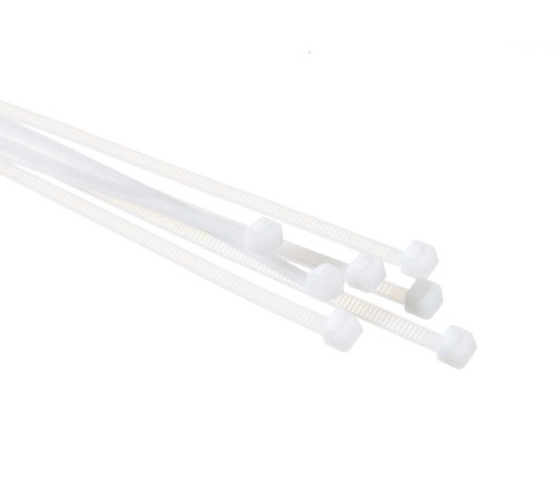 Стяжка нейлоновая 300*4.8 /100 шт (белая) Netko Optima NT-300X4.8-W (51251)