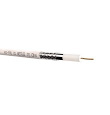 Кабель коаксиальный RG-59U 75 Ом (CU оплетка 32 нити AL) белый (100м) Netko Optima CXC-3364.0X.0B (52027)