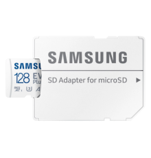 Карта памяти 128Gb MicroSD Samsung EVO Plus + SD адаптер MB-MC128SA
