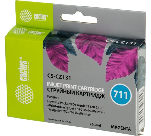 Картридж струйный Cactus CS-CZ131
