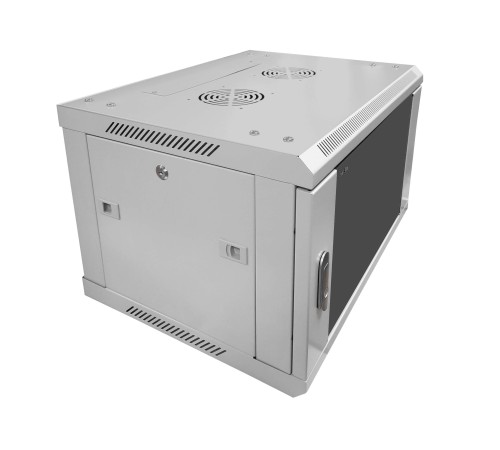 Шкаф настенный 18U серия WMA (Wall Maestro) (600х450х905) передняя дверь стекло разборный серый Netko А N.WMA.6418GWD.65566.GY (65566)