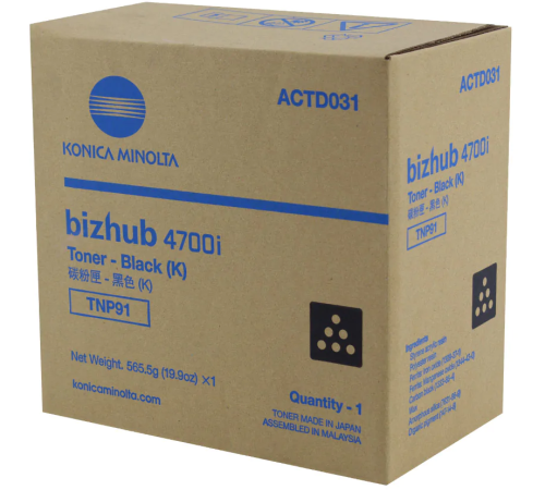 Картридж Konica Minolta TNP91 Black ACTD051