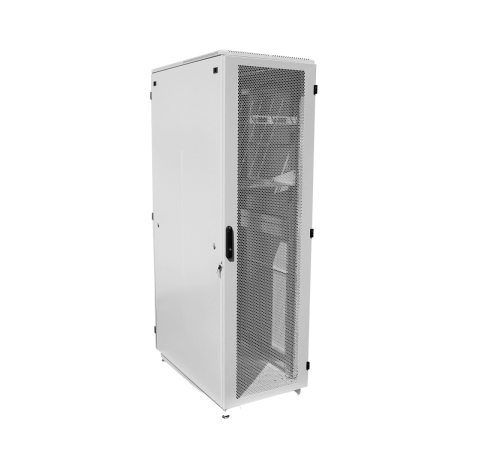 Шкаф телекоммуникационный напольный 42U (600x800) дверь перфорированная ЦМО ШТК-М-42.6.8-4ААА 30144520806 30144568310