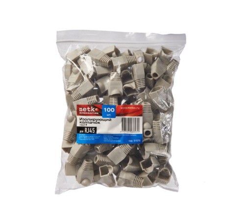Изолирующий колпачок Netko NPB-RJ45-gry (51076)