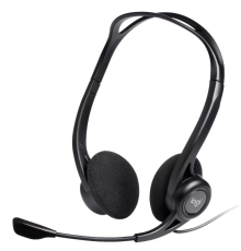 Гарнитура Logitech Headset PC 960 Stereo (20-20000Hz, mic, volume control, USB, 2.4m) (981-000100) (id 2656)