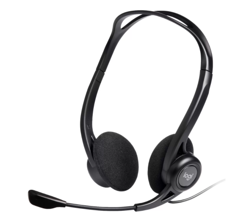 Гарнитура Logitech Headset PC 960 Stereo (20-20000Hz, mic, volume control, USB, 2.4m) (981-000100) (id 2656)