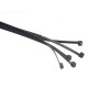 Стяжка нейлоновая 500*4.8 /50 шт/ светостойкая (черная) Netko Optima NT-500X4.8-B (51257)