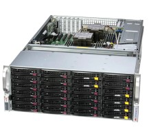 Серверная платформа Supermicro SuperStorage 4U Server 641E-E1CR36L no CPU(2) 5th/4th Gen(MCC carrier)/TDP 270W/no DIMM(16)/36x3.5/2.5 SATA/SAS/2x10GbE/2x1600W/SFT-DCMS-Single (id 36042)