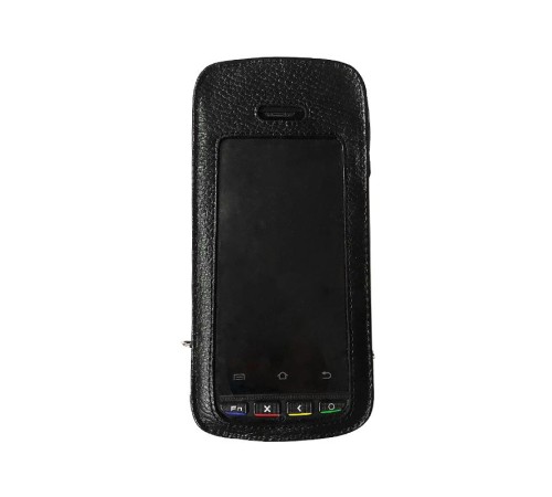 Сумка-чехол (из натуральной кожи) для онлайн-кассы МКАССА RS9000-Ф (i9000S) с ремнем через плечо Urovo U-BG90-1