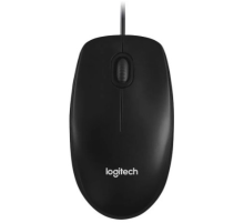 Мышь LOGITECH USB OPTICAL WIRED M100 DARK/GREY 910-005006 (id 17451)