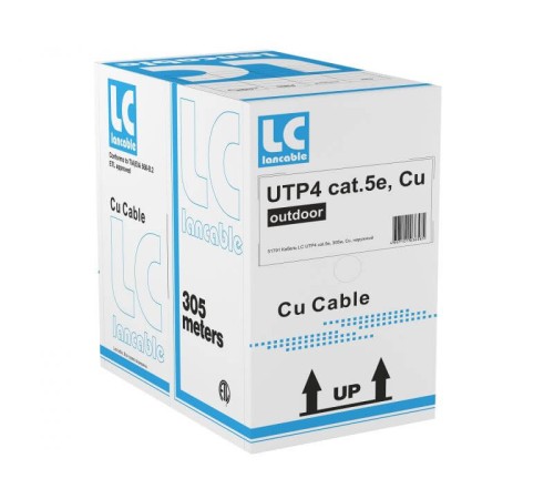 Кабель витая пара U/UTP4 Lancable UTP-3128.05E.1H (51791)