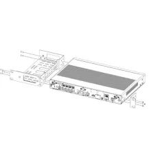 Крепления SNR SNR-RMB-ISR11004220-Z (гальваническое покрытие) для маршрутизатора ISR1100/4220 в стойку 19