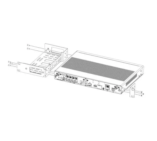 Крепления SNR SNR-RMB-ISR11004220-Z (гальваническое покрытие) для маршрутизатора ISR1100/4220 в стойку 19
