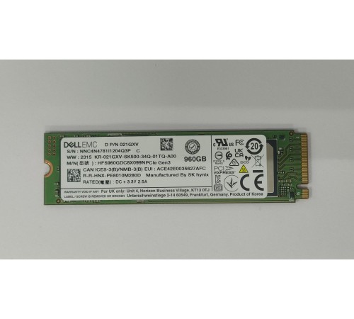 Накопитель Dell 960GB SSD m.2 PCI-e 6Gbps 512e Hard Drive for BOSS-N1 G16 (021GXV) (id 30205) Накопитель Dell 960GB SSD m.2 PCI-e 6Gbps 512e Hard Drive for BOSS-N1 G16 (021GXV) (id 30205)