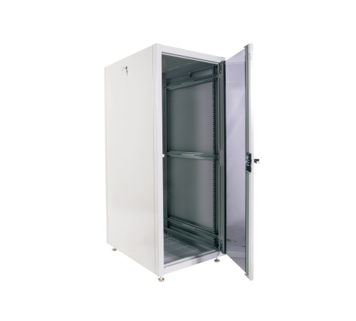 Шкаф телекоммуникационный напольный ЭКОНОМ 24U (600x600) дверь стекло металл ЦМО ШТК-Э-24.6.6-13АА 30545300700