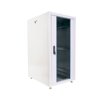 Шкаф телекоммуникационный напольный ЭКОНОМ 24U (600x600) дверь стекло металл ЦМО ШТК-Э-24.6.6-13АА 30545300700