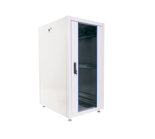 Шкаф телекоммуникационный напольный ЭКОНОМ 24U (600x600) дверь стекло металл ЦМО ШТК-Э-24.6.6-13АА 30545300700