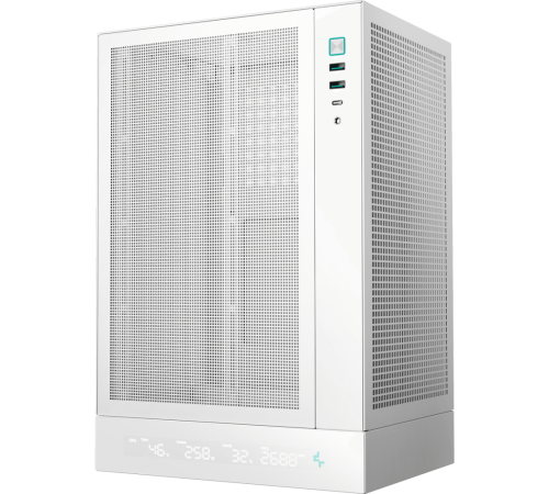 Корпус DeepCool CH170 DIGITAL White R-CH170-WHNPI0D-G-1