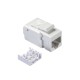Модуль Keystone неэкранированный RJ45 cat.6А 90° 110 тип без инструмента KE белый Netko Expert CKC KJ32F-C6A-US/WH (54441)