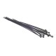 Стяжка нейлоновая 150*2.5 /100 шт/ светостойкая (черная) Netko Optima NT-150X3.6-B (52071)