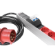 Верт блок розеток Rem -3x32 3 фазы 32A 6 авт инд 24 S 1820 мм IEC 309 шнур м Rem R-3X32-24S-A-I-1820-3-3PN 30112232100