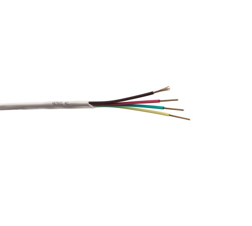Кабель Телефонный 4с CCA Netko LITE 100м плоский белый PHC-4006.2X.0B (52669)