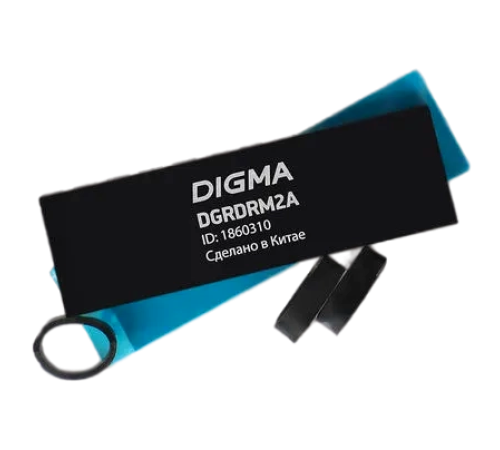 Радиатор для SSD Digma DGRDRM2A металл Ret