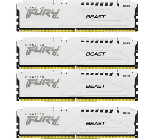 Оперативная память 64Gb DDR5 6000MHz Kingston Fury Beast White KF560C40BWK4-64