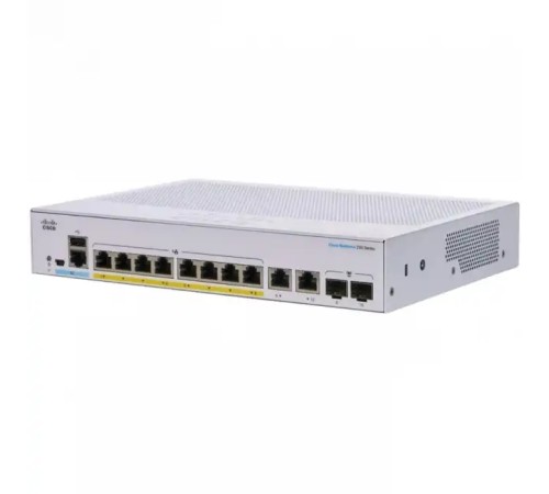 Коммутатор Cisco CBS250-8P-E-2G-EU