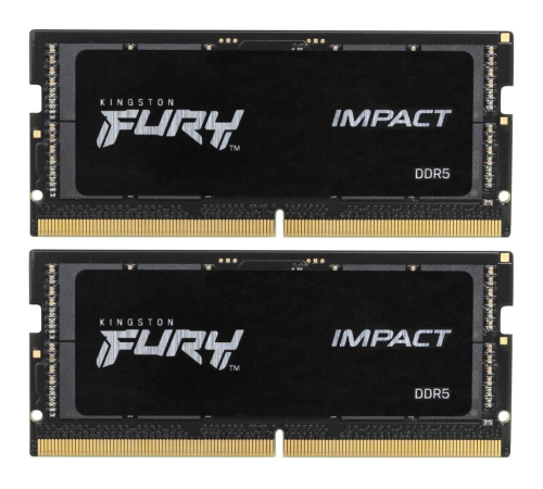 Оперативная память 32Gb DDR5 6400MHz Kingston Fury Impact SO-DIMM KF564S38IBK2-32 Оперативная память 32Gb DDR5 6400MHz Kingston Fury Impact SO-DIMM KF564S38IBK2-32